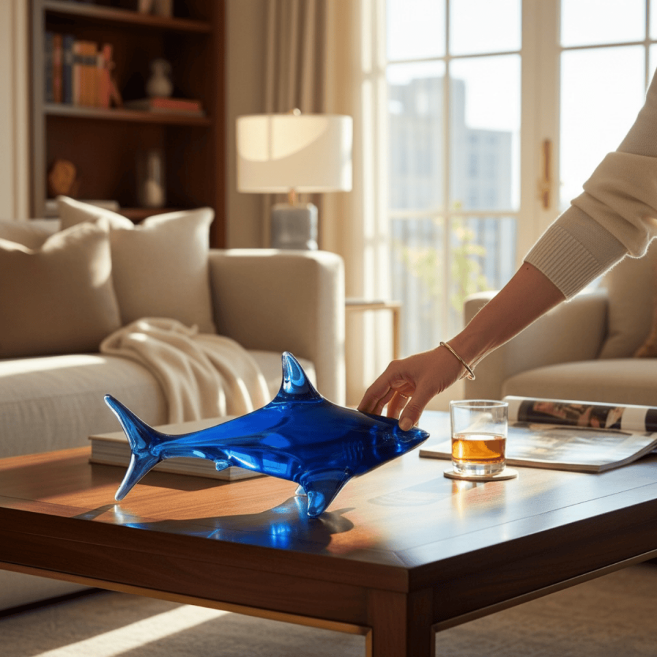 AKRİLİK KÖPEK BALIĞI OBJE