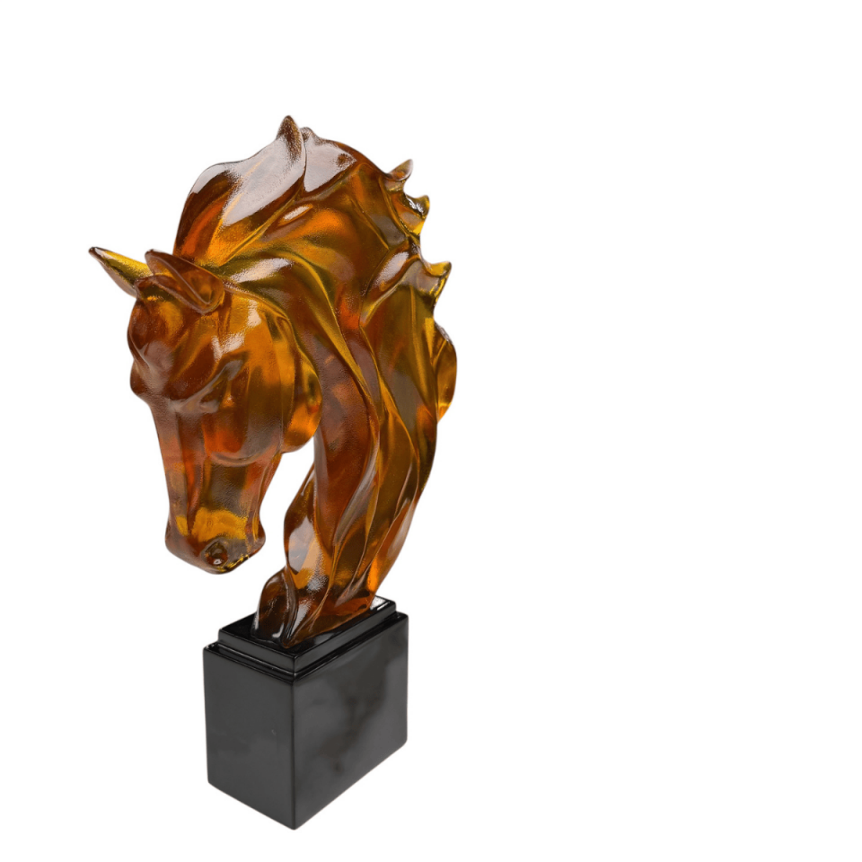 AKRİLİK AT BÜST DEKORATİF OBJE