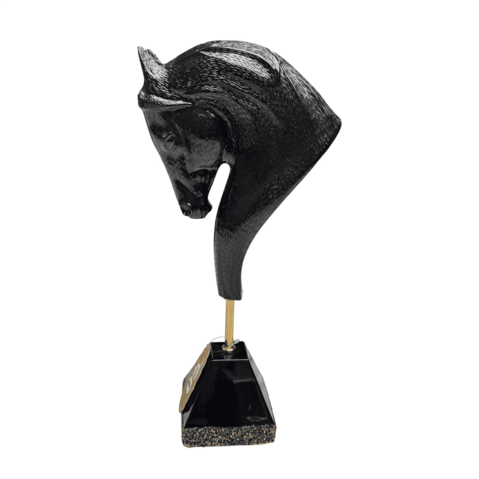 AKRİLİK AT BÜST DEKORATİF OBJE