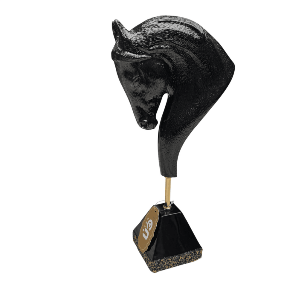 AKRİLİK AT BÜST DEKORATİF OBJE