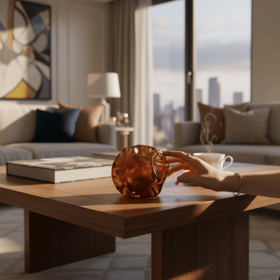 AKRİLİK 2'Lİ METEOR OBJE