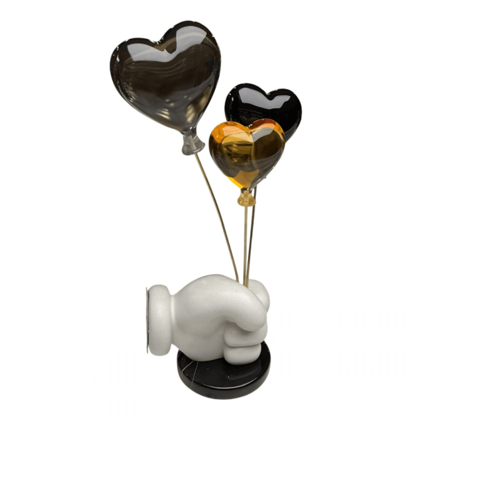 AKRİLİK KALP DEMET OBJE