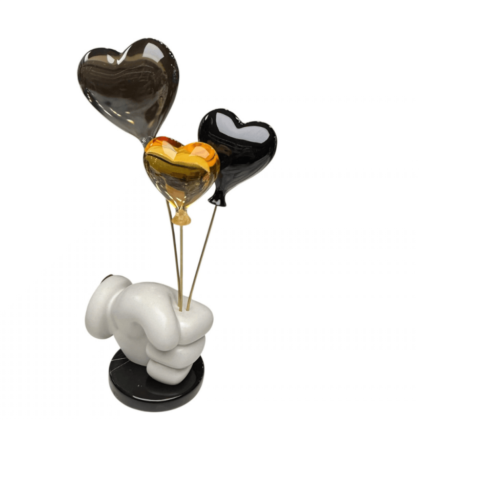 AKRİLİK KALP DEMET OBJE