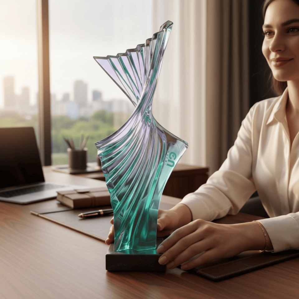 AKRİLİK SOYUT HEYKEL