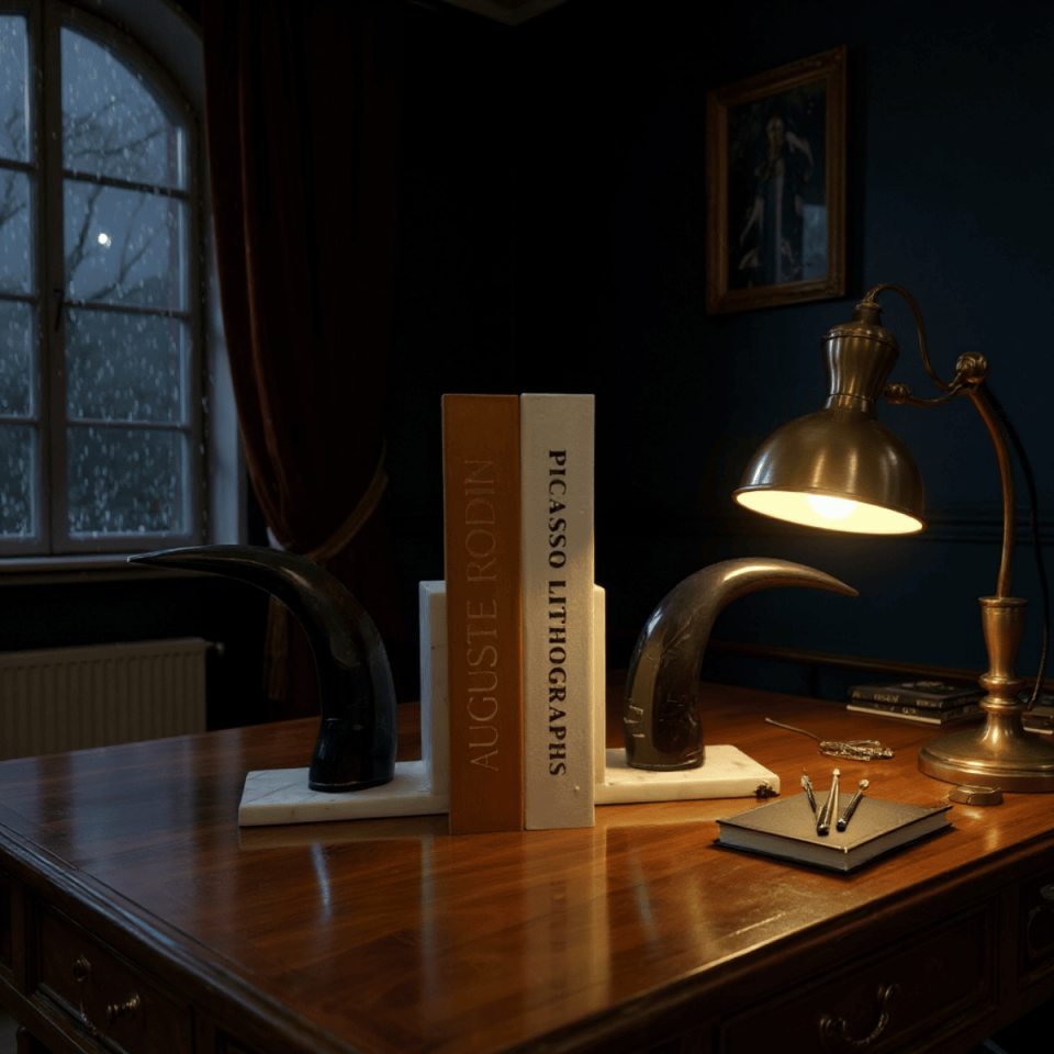 MERMER KAİDELİ 2'Lİ KİTAP TUTUCU