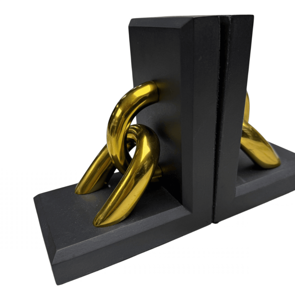 ZİNCİR TASARIMLI 2'Lİ KİTAP TUTUCU