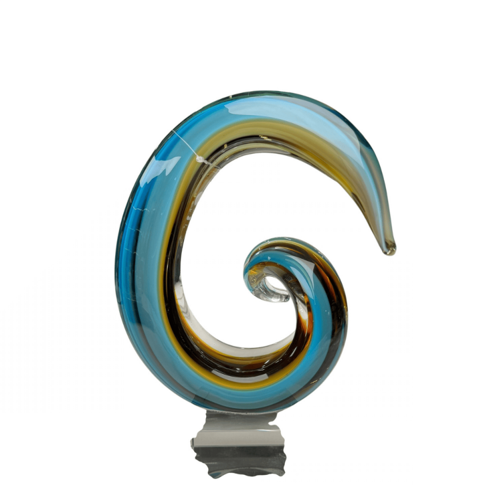CAM SPİRAL SOYUT DEKORATİF OBJE