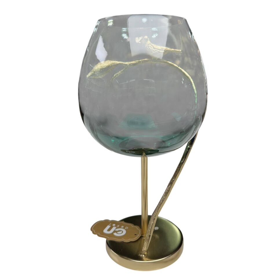 KUŞ FİGÜRLÜ DEKORATİF ŞAMDAN BÜYÜK