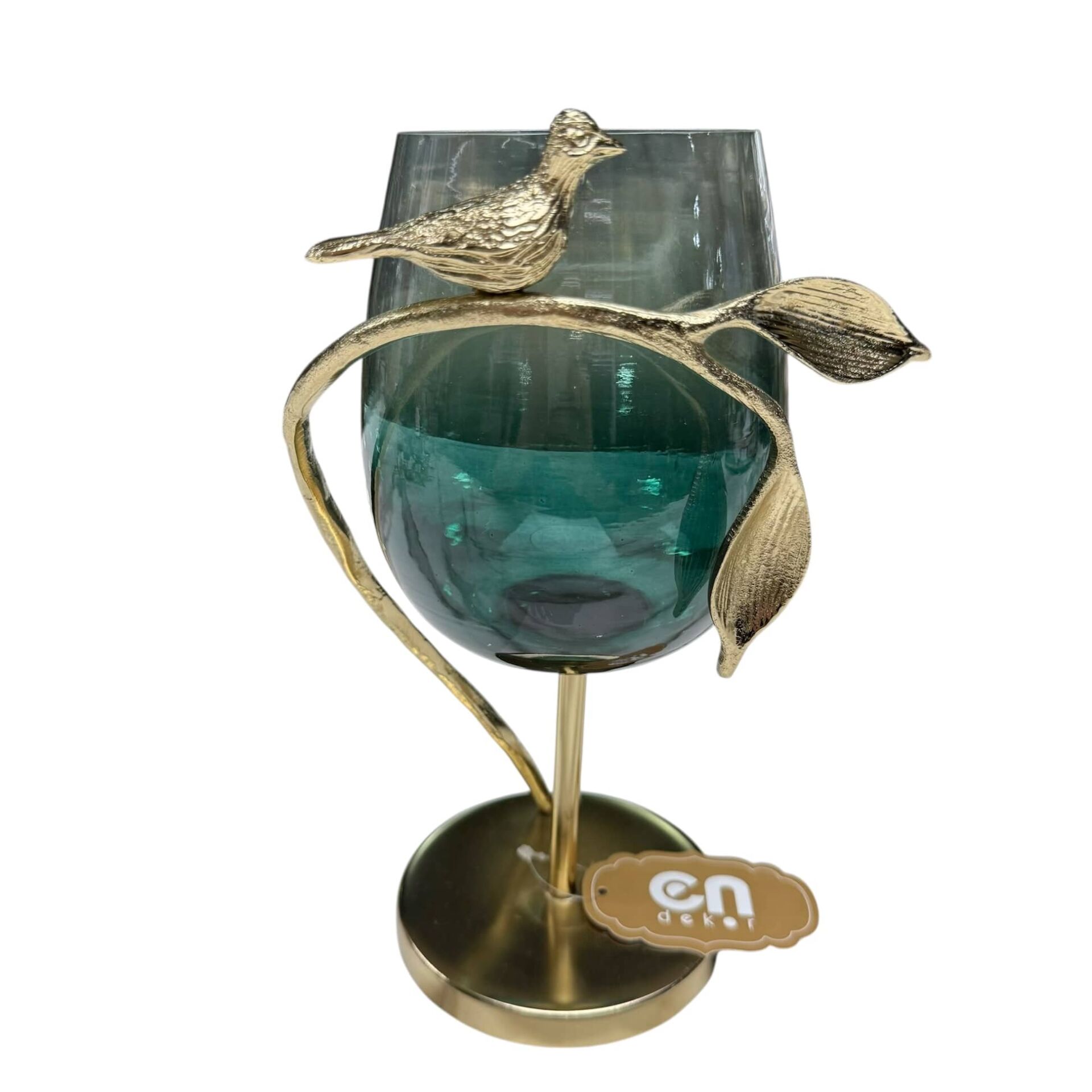 KUŞ FİGÜRLÜ DEKORATİF ŞAMDAN KÜÇÜK