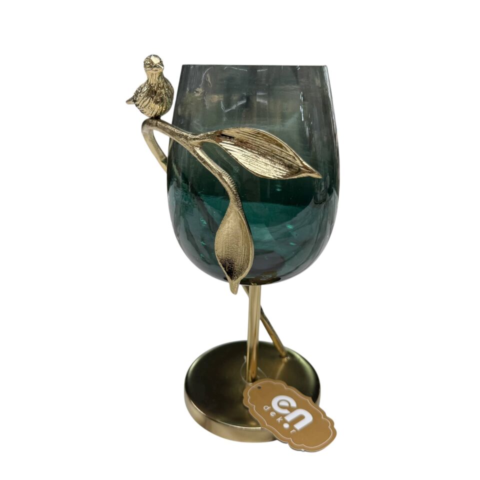 KUŞ FİGÜRLÜ DEKORATİF ŞAMDAN KÜÇÜK