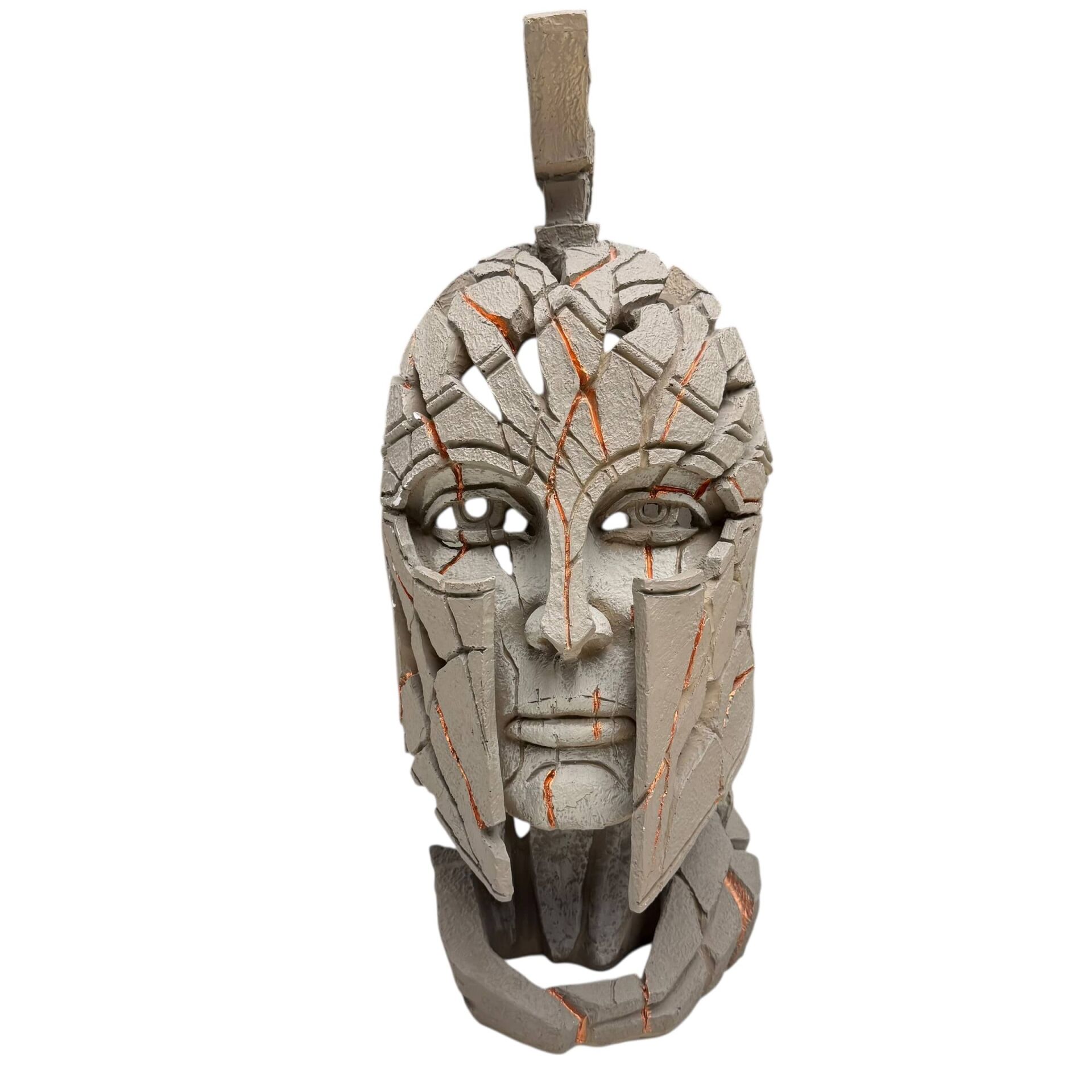 ÇATLAK EFEKTLİ DEKORATİF SAVAŞÇI BÜSTÜ