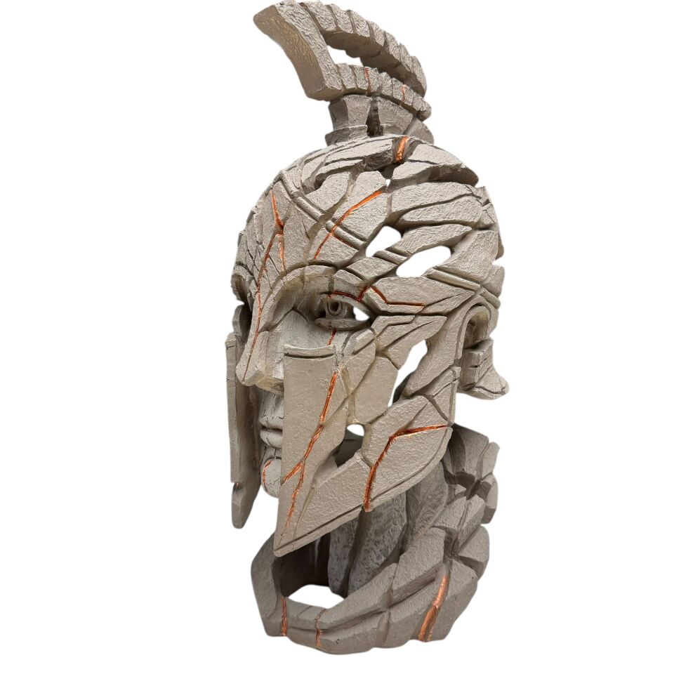 ÇATLAK EFEKTLİ DEKORATİF SAVAŞÇI BÜSTÜ