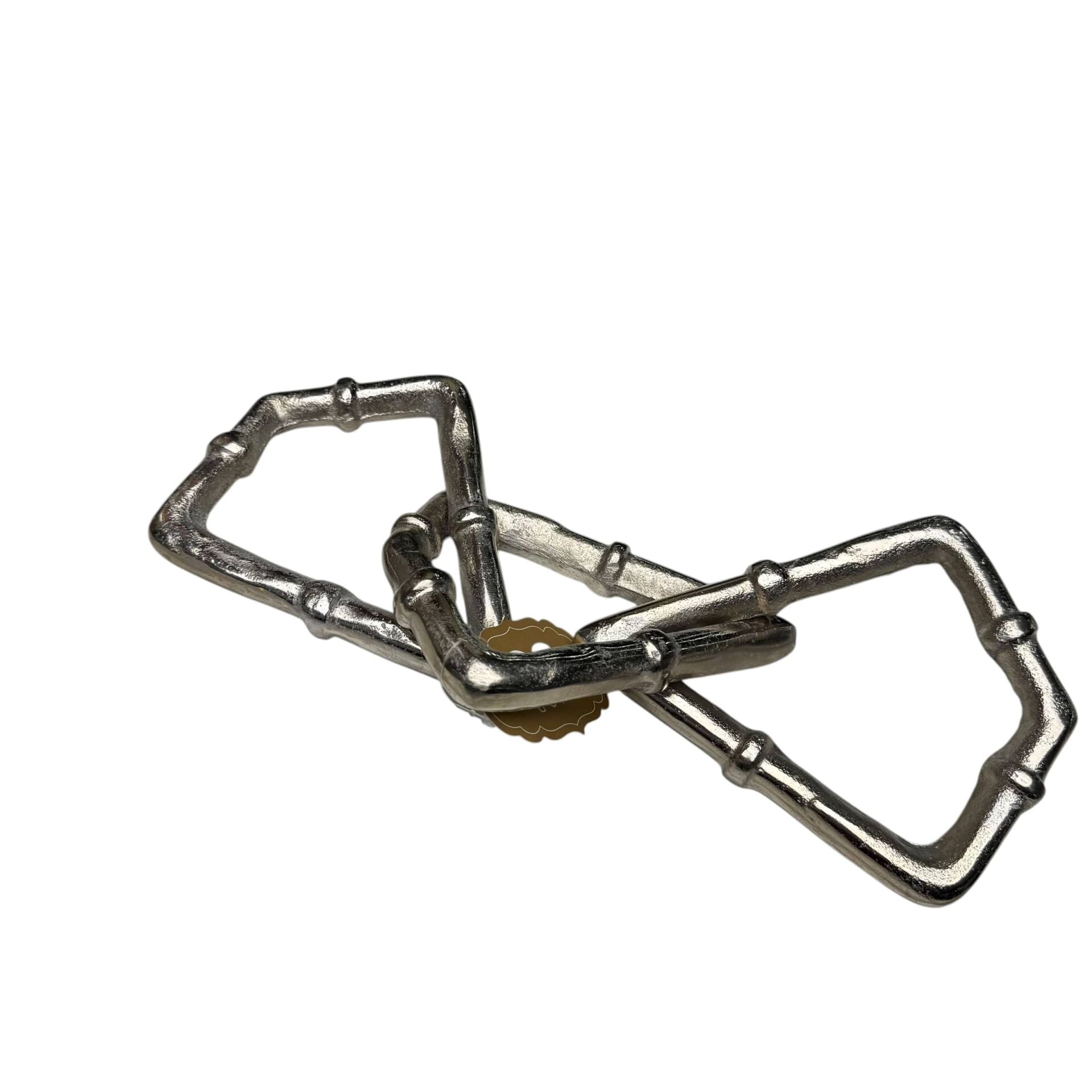 DEKORATİF GÜMÜŞ ZİNCİR OBJE