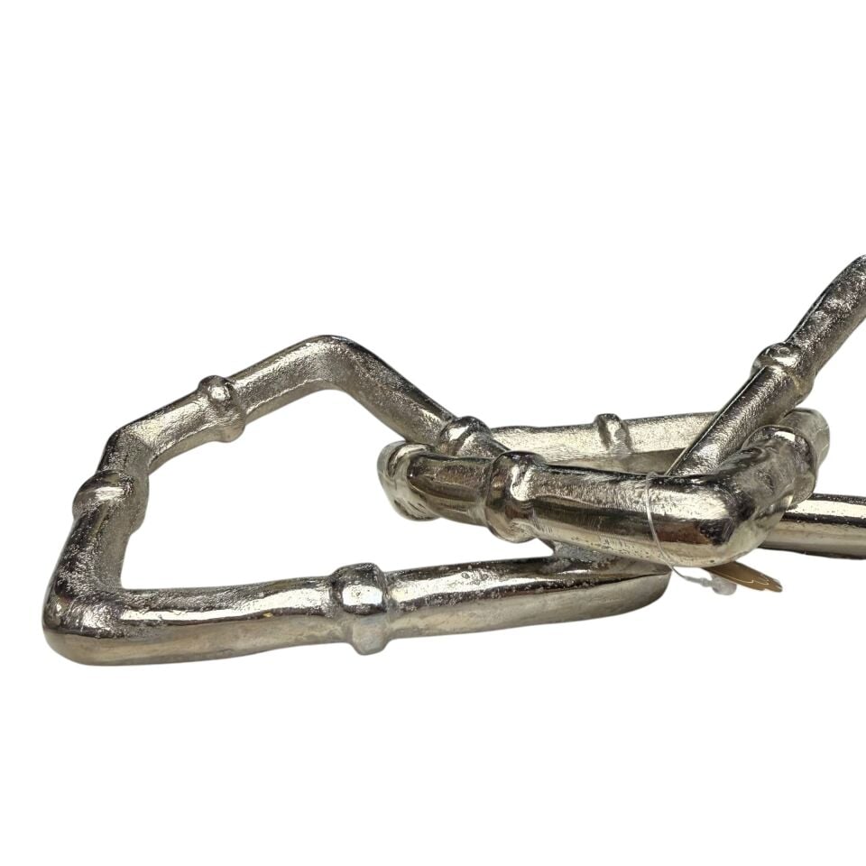 DEKORATİF GÜMÜŞ ZİNCİR OBJE