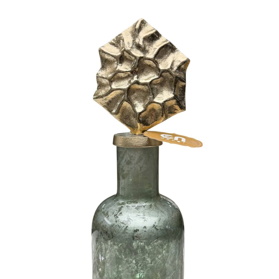 KAPAKLI CAM DEKORATİF ŞİŞE BÜYÜK