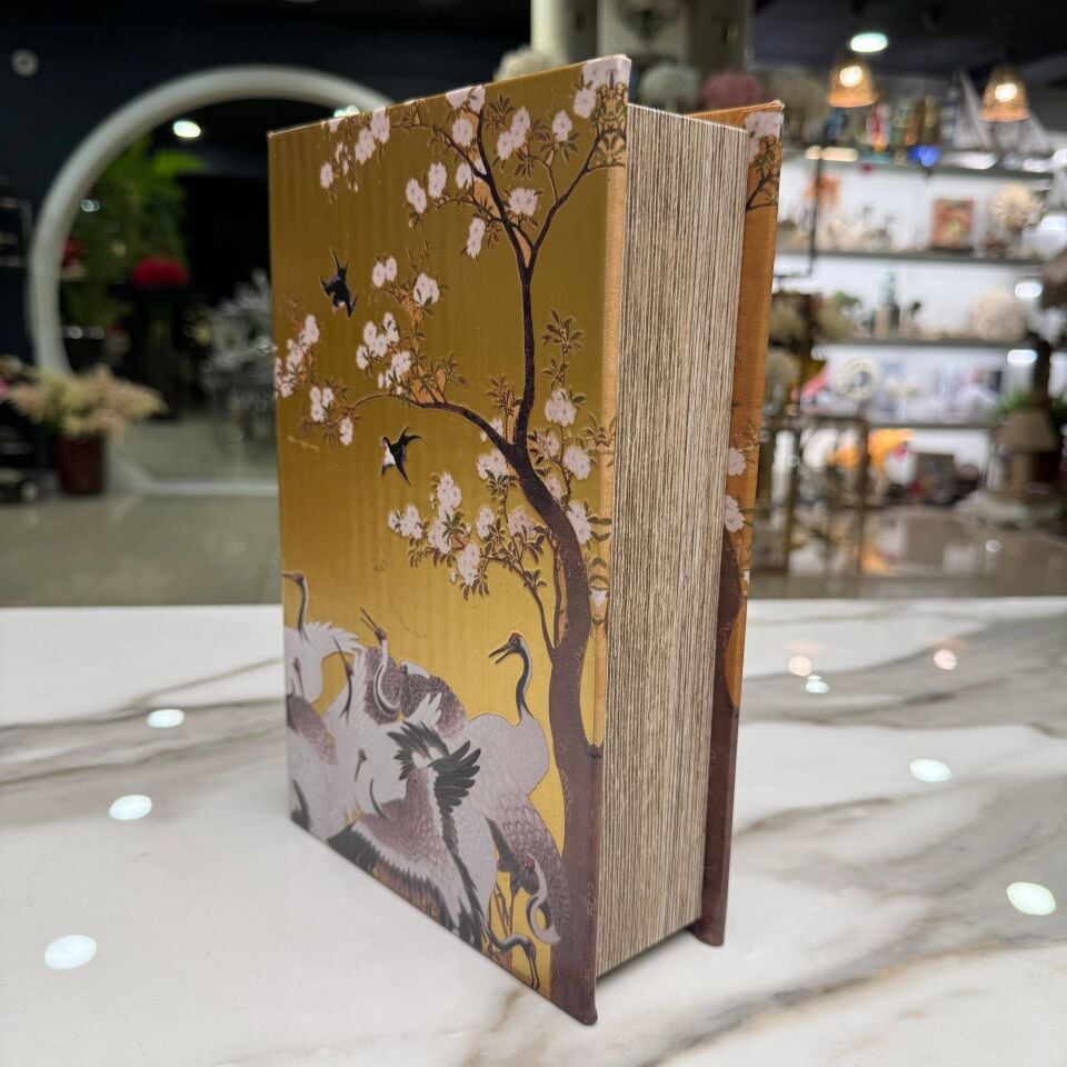 DEKORATİF KİTAP KUTUSU GOLD