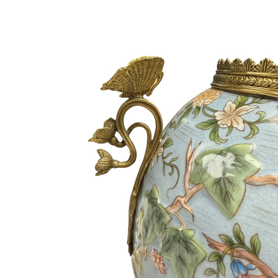 KUŞ MOTİFLİ KAPAKLI DEKORATİF KÜP