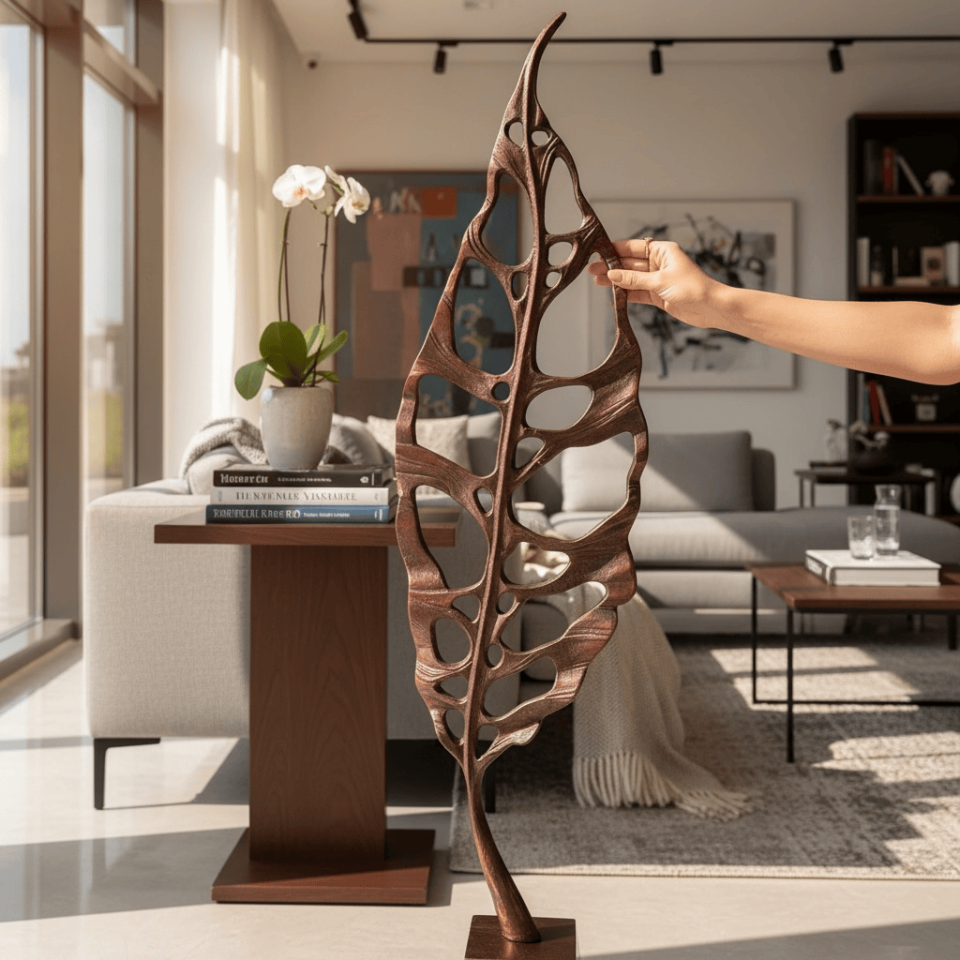 KÜÇÜK DÖKÜM YAPRAK DEKORATİF OBJE