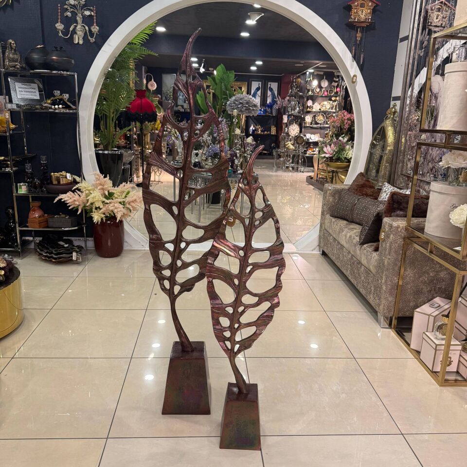 KÜÇÜK DÖKÜM YAPRAK DEKORATİF OBJE
