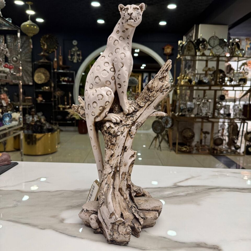 LEOPAR FİGÜRLÜ DEKORATİF OBJE