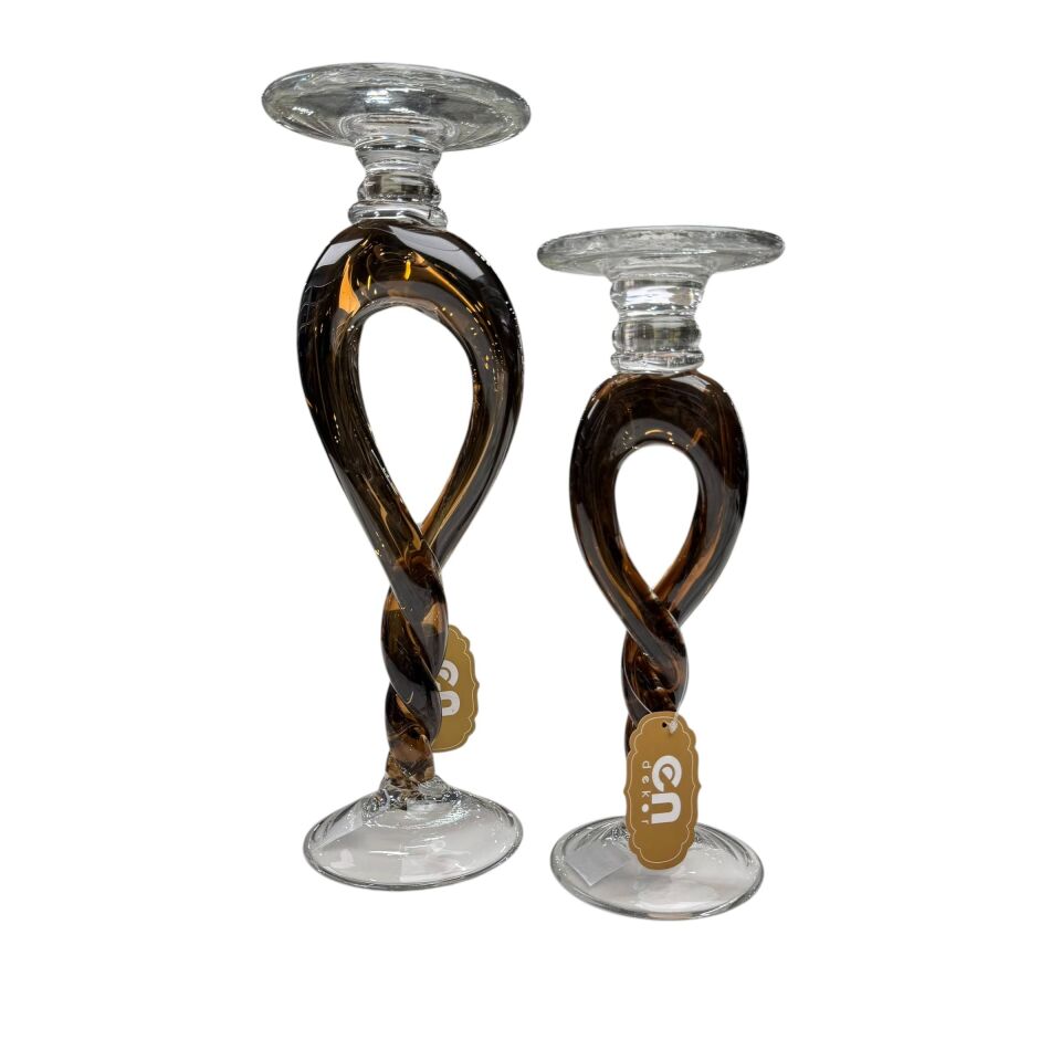 FÜME CAM MODERN ŞAMDAN SETİ