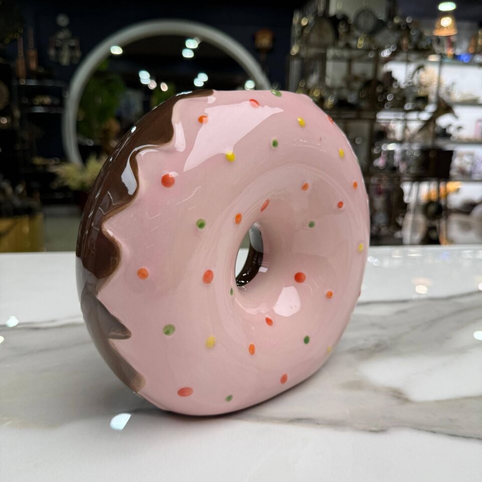 DONUT TASARIMLI SERAMİK VAZO