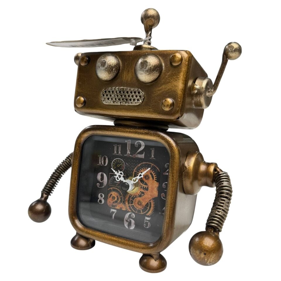 RETRO ROBOT MASA SAATİ
