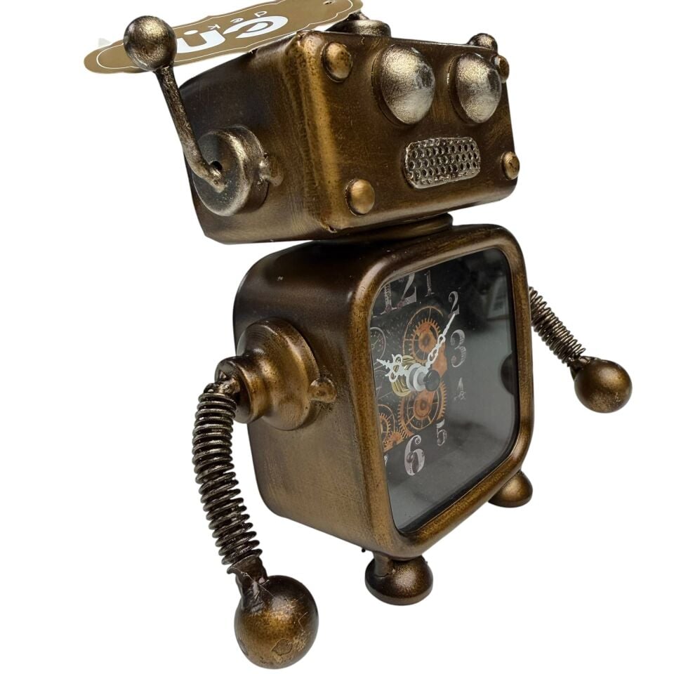 RETRO ROBOT MASA SAATİ