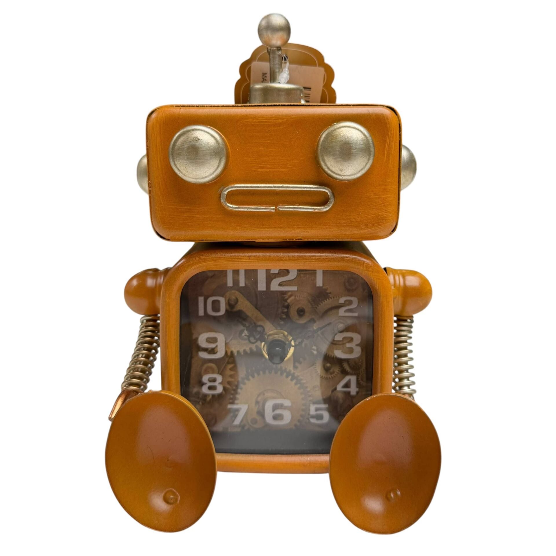 DEKORATİF ROBOT MASA SAATİ