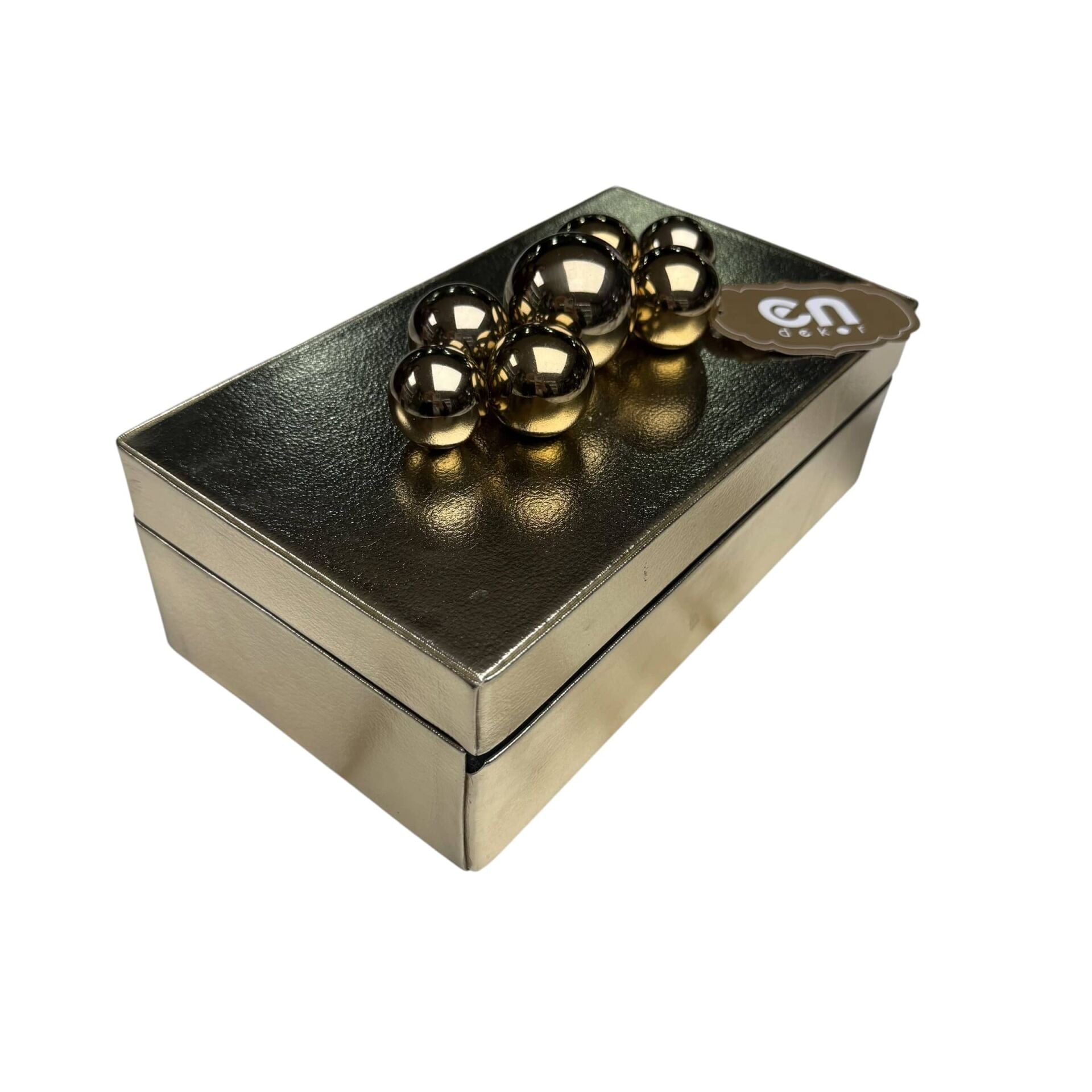 GOLD DETAYLI MODERN DEKORATİF KUTU