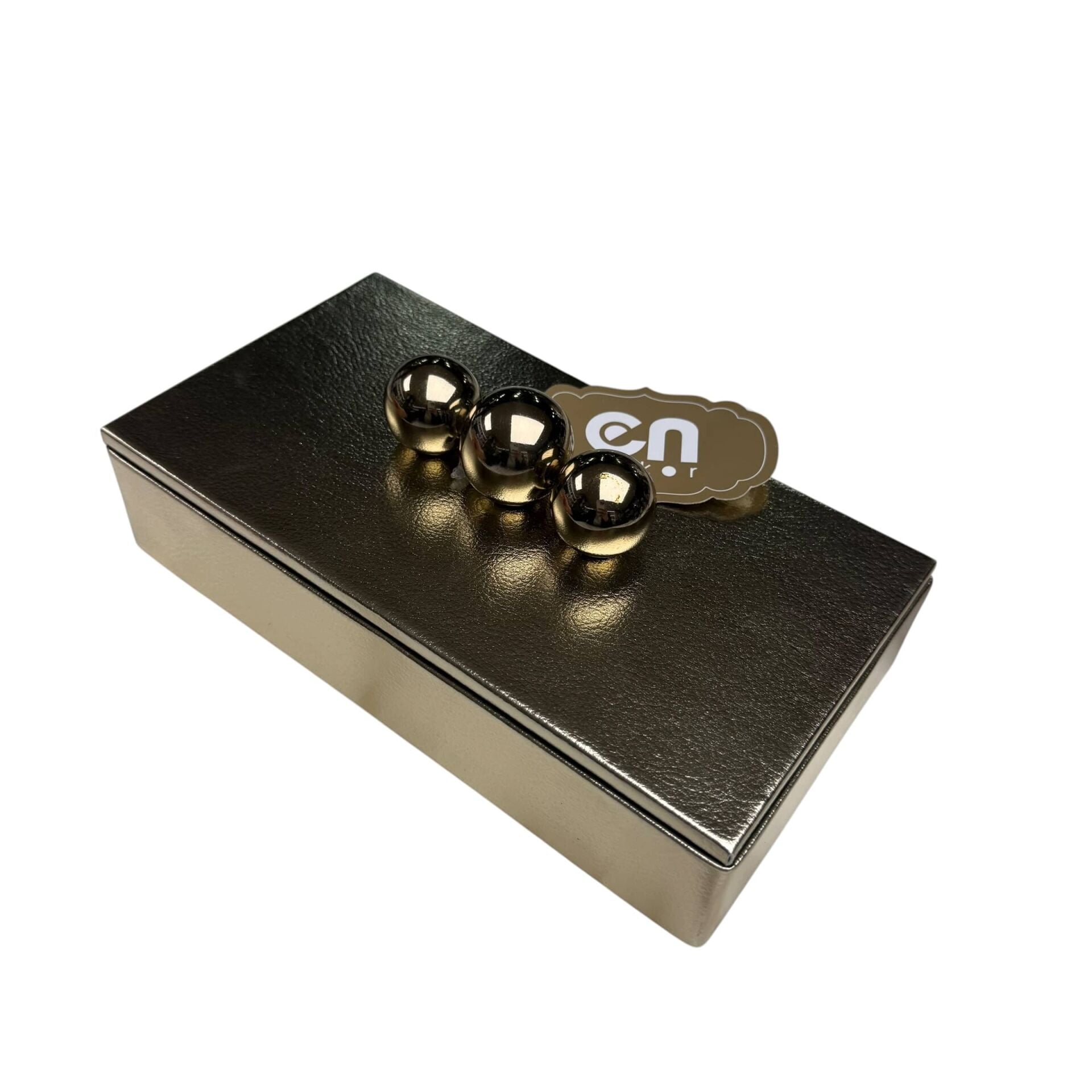GOLD DETAYLI MODERN DEKORATİF KUTU