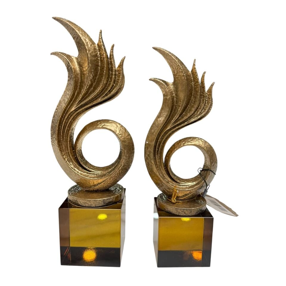GOLD SERİSİ SOYUT DEKORATİF OBJE SETİ